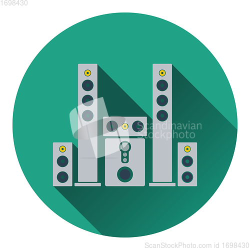 Image of Audio system speakers icon