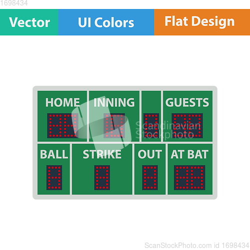 Image of Baseball scoreboard icon