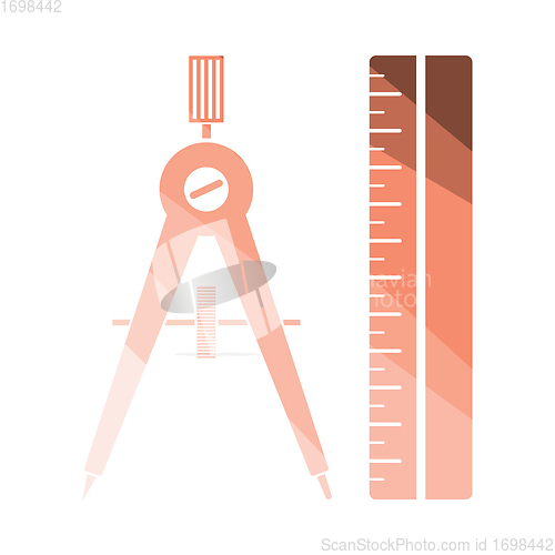 Image of Compasses and scale icon