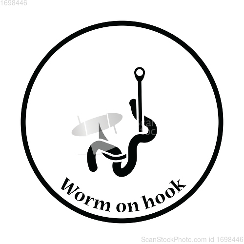 Image of Icon of worm on hook