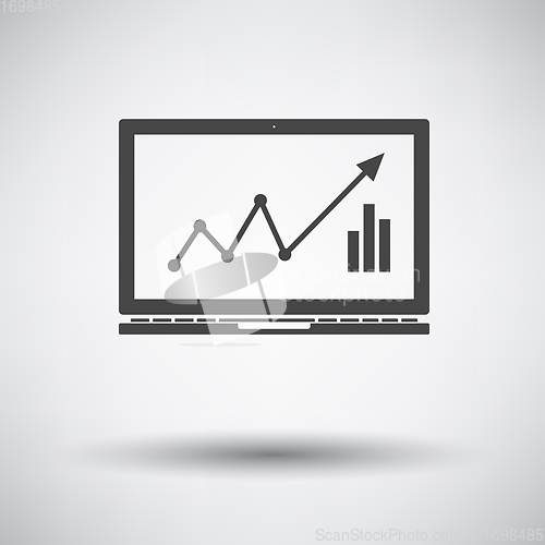 Image of Laptop with chart icon