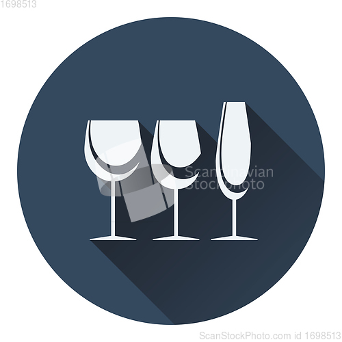 Image of Glasses set icon