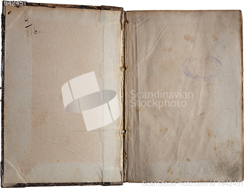 Image of Old paper isolated on white