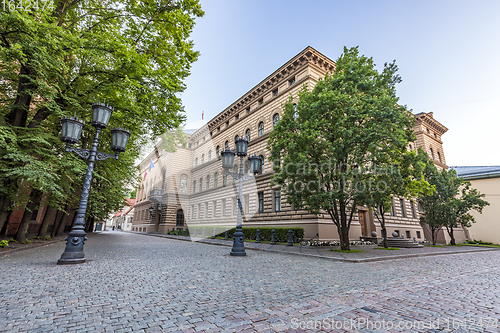 Image of Building of the Saeima - parliament of the Republic of Latvia