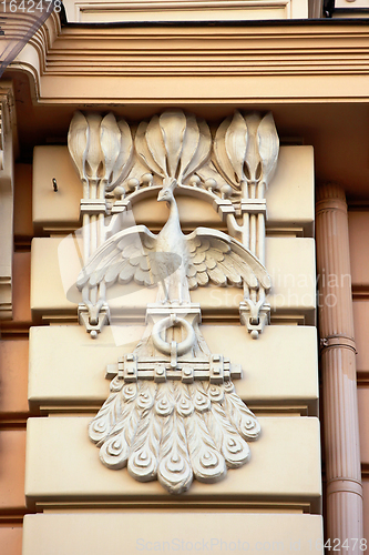 Image of Detail of Art Nouveau or Jugenstil building