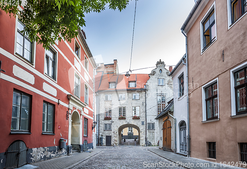 Image of The Swedish Gate In Riga old Town