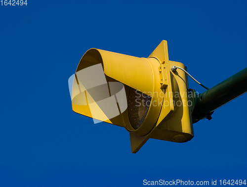 Image of Yellow Traffic light