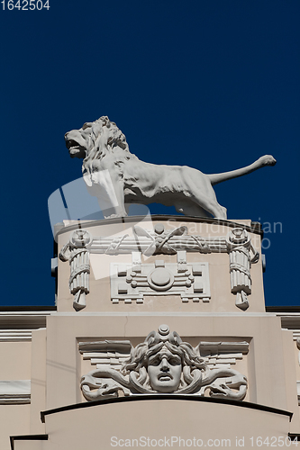 Image of Detail of Art Nouveau (Jugenstil) building