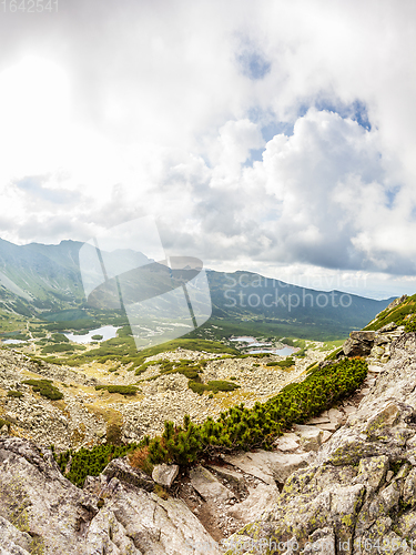 Image of View from Krab in Tatra Mountains, Poland, Europe.
