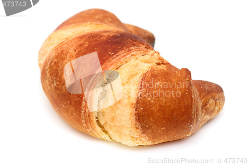 Image of Italian brioche or french croissant