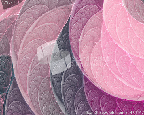 Image of Pink-purple fractal background