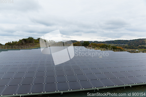 Image of Solar power panel plant