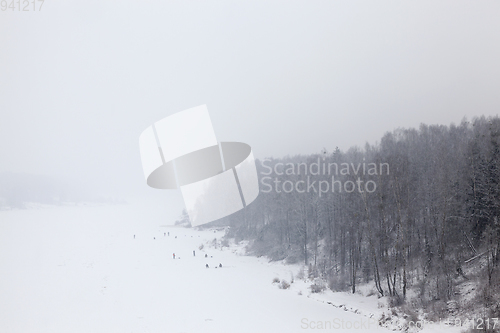 Image of Snow drifts in winter