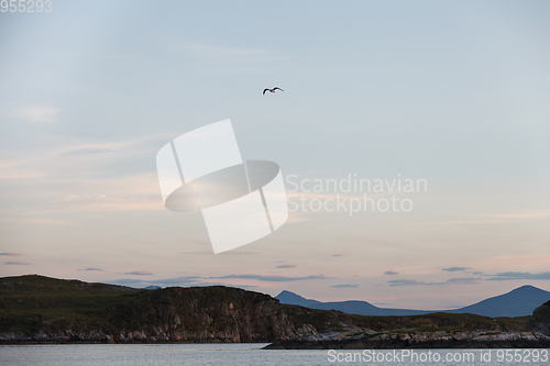 Image of Beautiful view on norwegian fjords