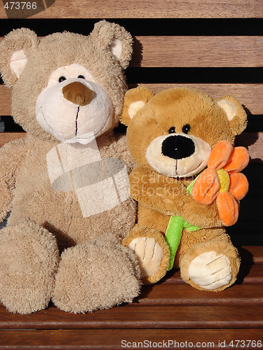 Image of  Pair toy bears