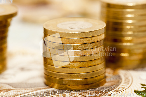 Image of A pile of Polish coins