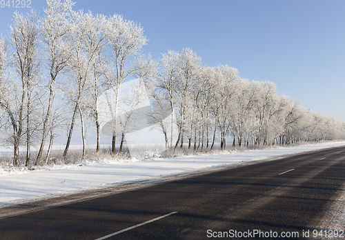 Image of Beautiful winter landscape