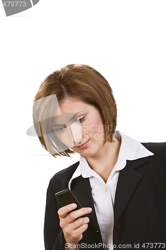 Image of Checking the mobile phone