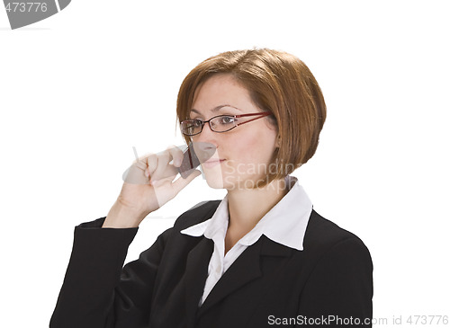 Image of Businesswoman with phone