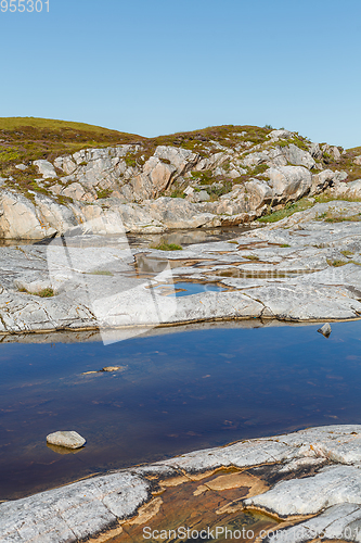 Image of Beautiful view on norwegian fjords