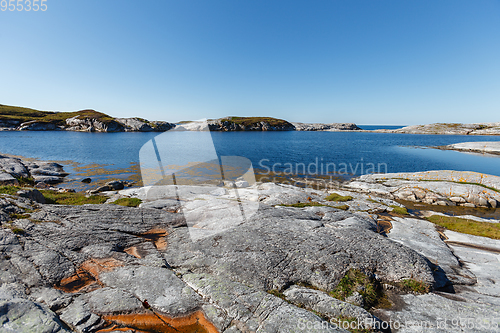 Image of Beautiful view on norwegian fjords