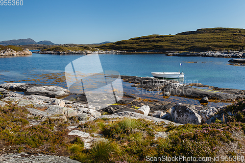 Image of Beautiful view on norwegian fjords