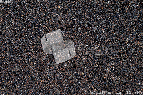 Image of black rocky on Tenerife beach