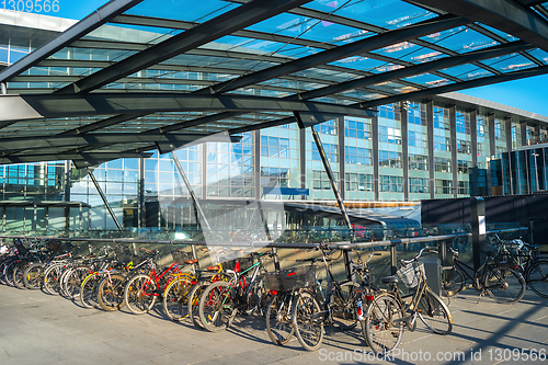 Image of Bicycles parking at Kastrup airport