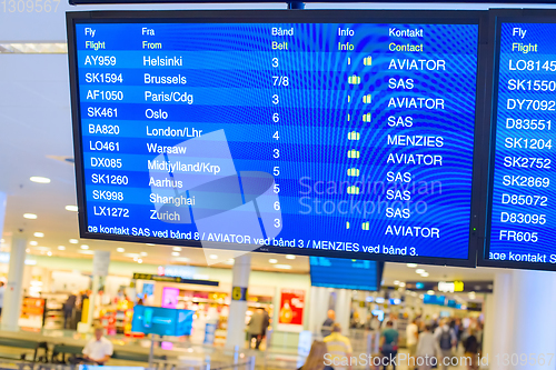 Image of Luggage collection information desk airport