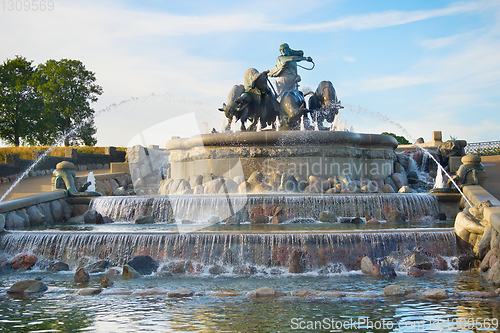 Image of Gefion Fountain sculptural composition