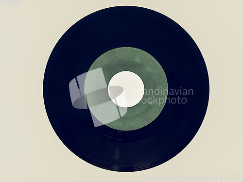 Image of Vintage looking Vinyl record 45 rpm