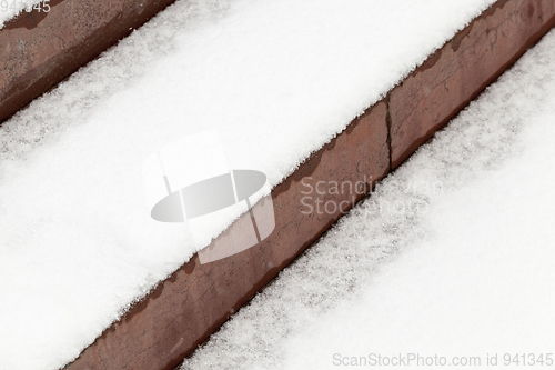Image of Steps under the snow