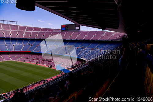 Image of Camp Nou In Barcelona Spain