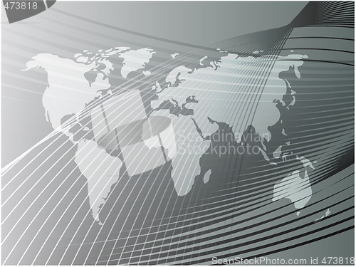 Image of Map of the world illustration