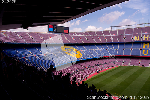 Image of Camp Nou In Barcelona Spain