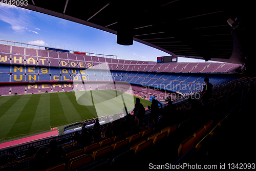 Image of Camp Nou In Barcelona Spain
