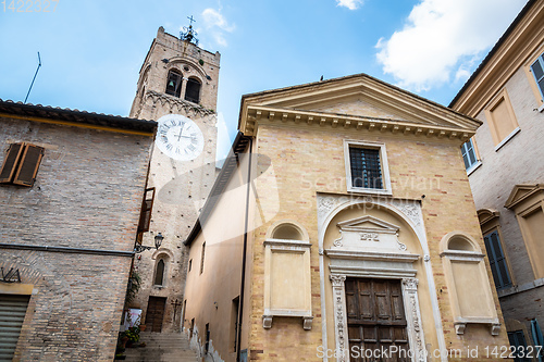 Image of houses of San Severino Marche Italy