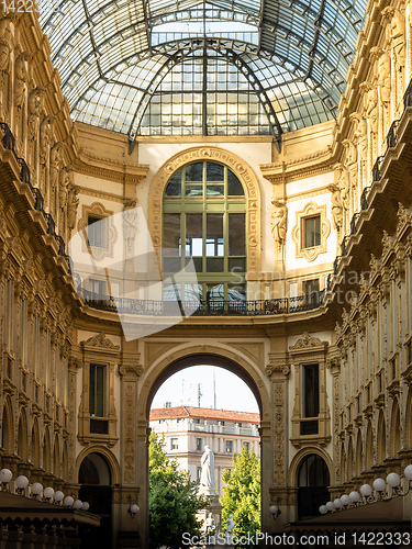 Image of Gallery Vittorio Emanuele II in Milan Italy