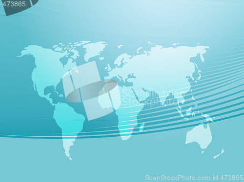 Image of Map of the world illustration