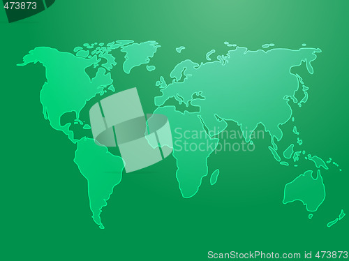 Image of Map of the world illustration