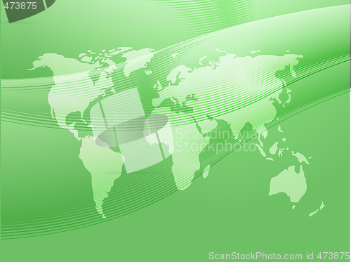 Image of Map of the world illustration