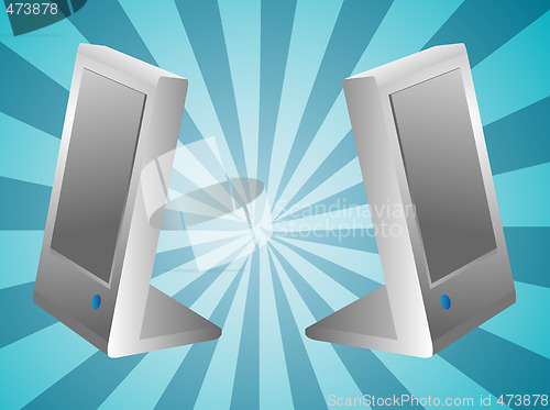 Image of Computer speakers illustration