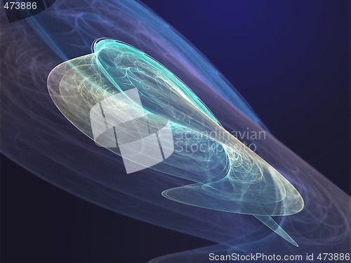 Image of Wavy glowing colors