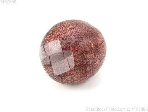 Image of Whole passion fruit with speckled deep purple skin