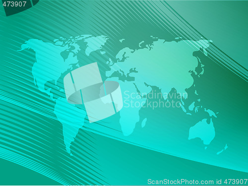 Image of Map of the world illustration