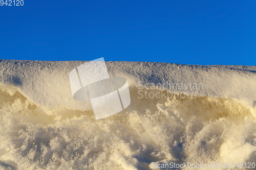 Image of Snow drifts in winter