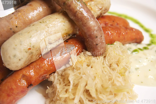 Image of German sausages