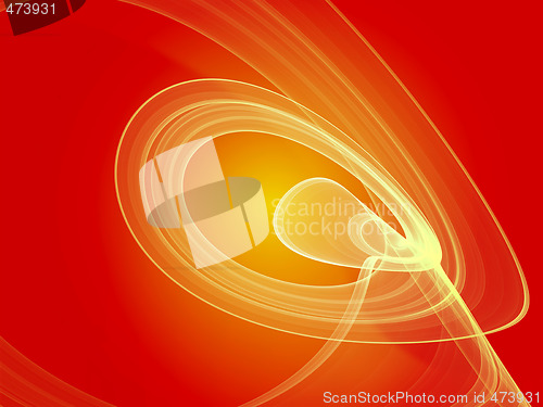 Image of Wavy glowing colors