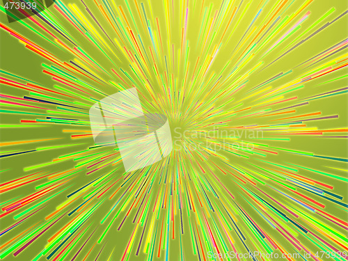 Image of Burst streaks of light