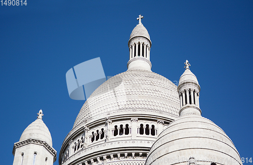 Image of Dome rooftop of the Basilica of the Sacred Heart of Paris